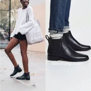 Madewell Black Chelsea Boots